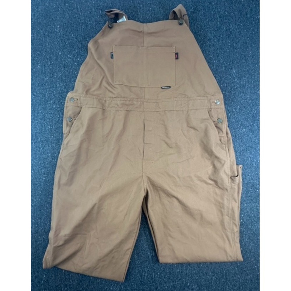 Workrite FR Bib Overalls Workwear FR Ultrasoft HRC2 Mens Size 2XL Beige welding